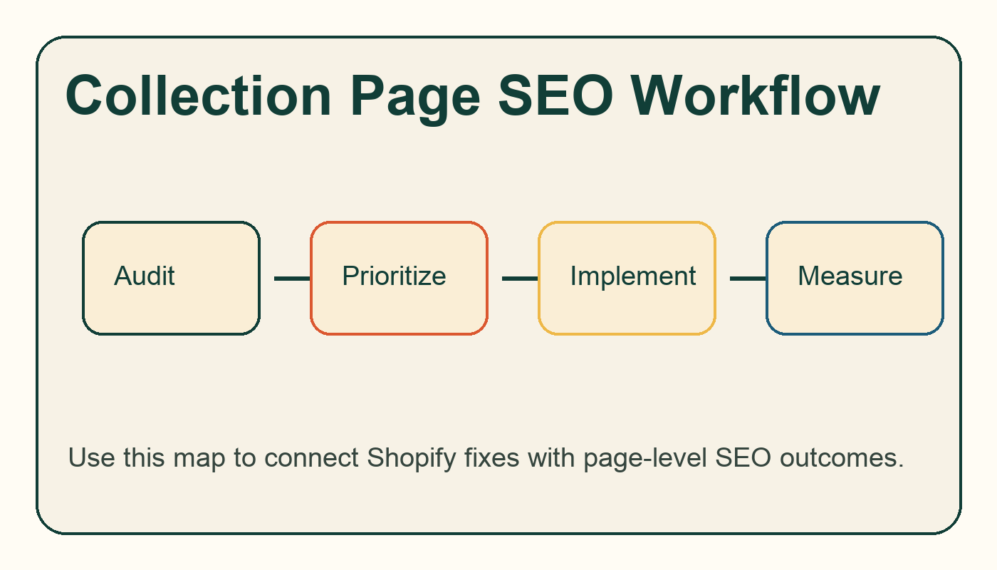 Shopify Collection Page SEO: How to Optimize Category Demand workflow