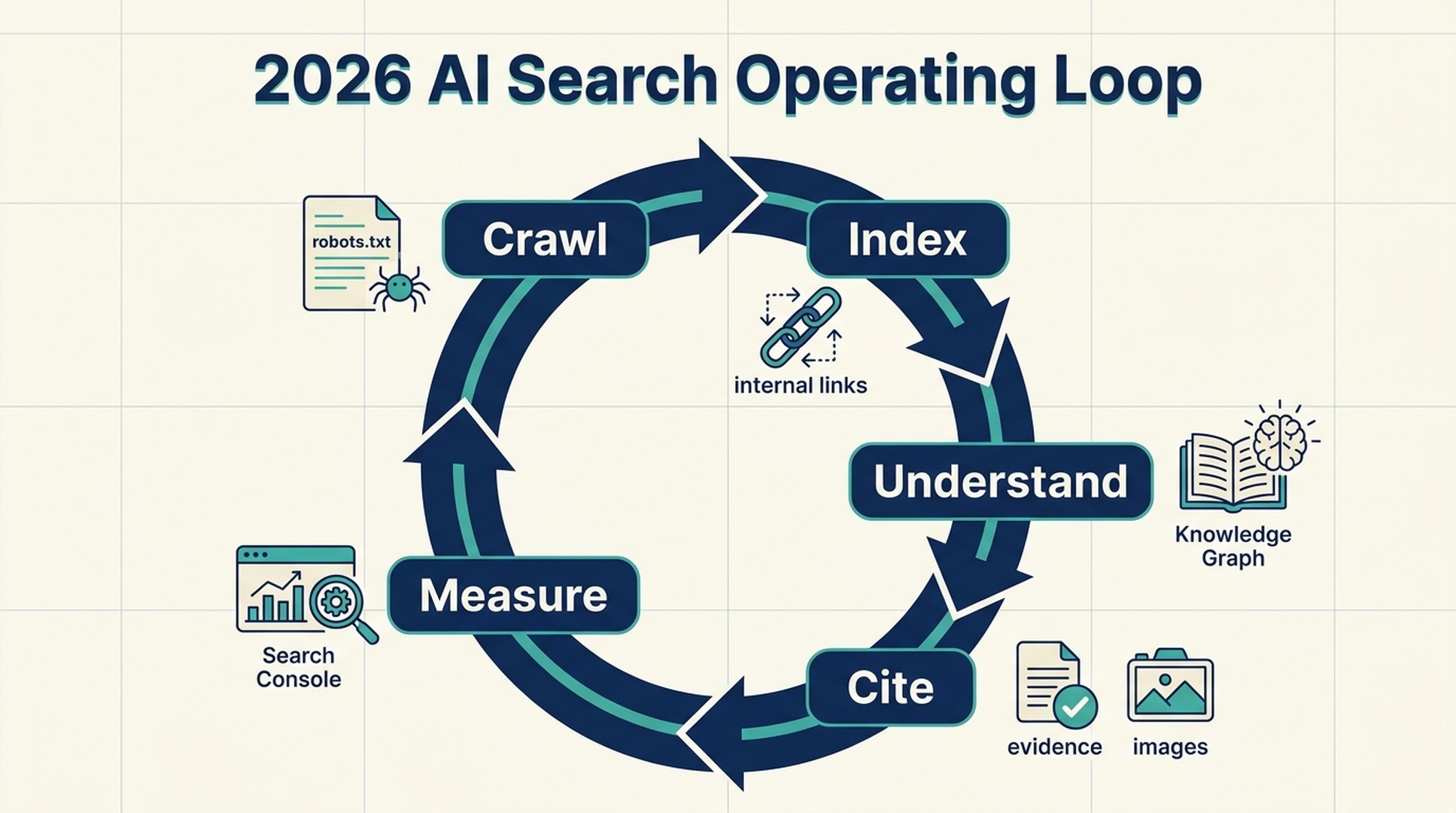 AI search SEO operating loop for 2026
