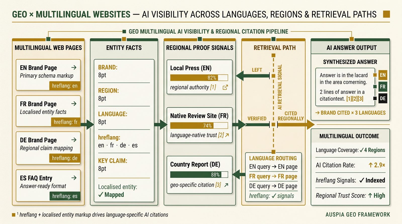 Information diagram for Does GEO work for multilingual websites?