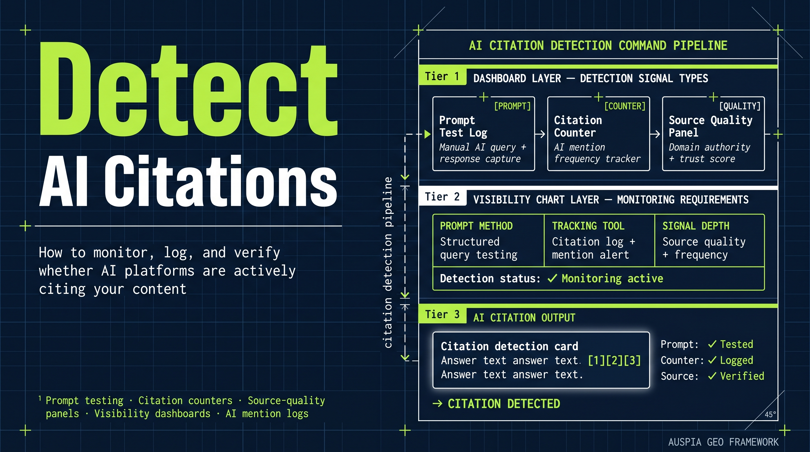 Information diagram for How can you detect whether AI platforms cite your content?
