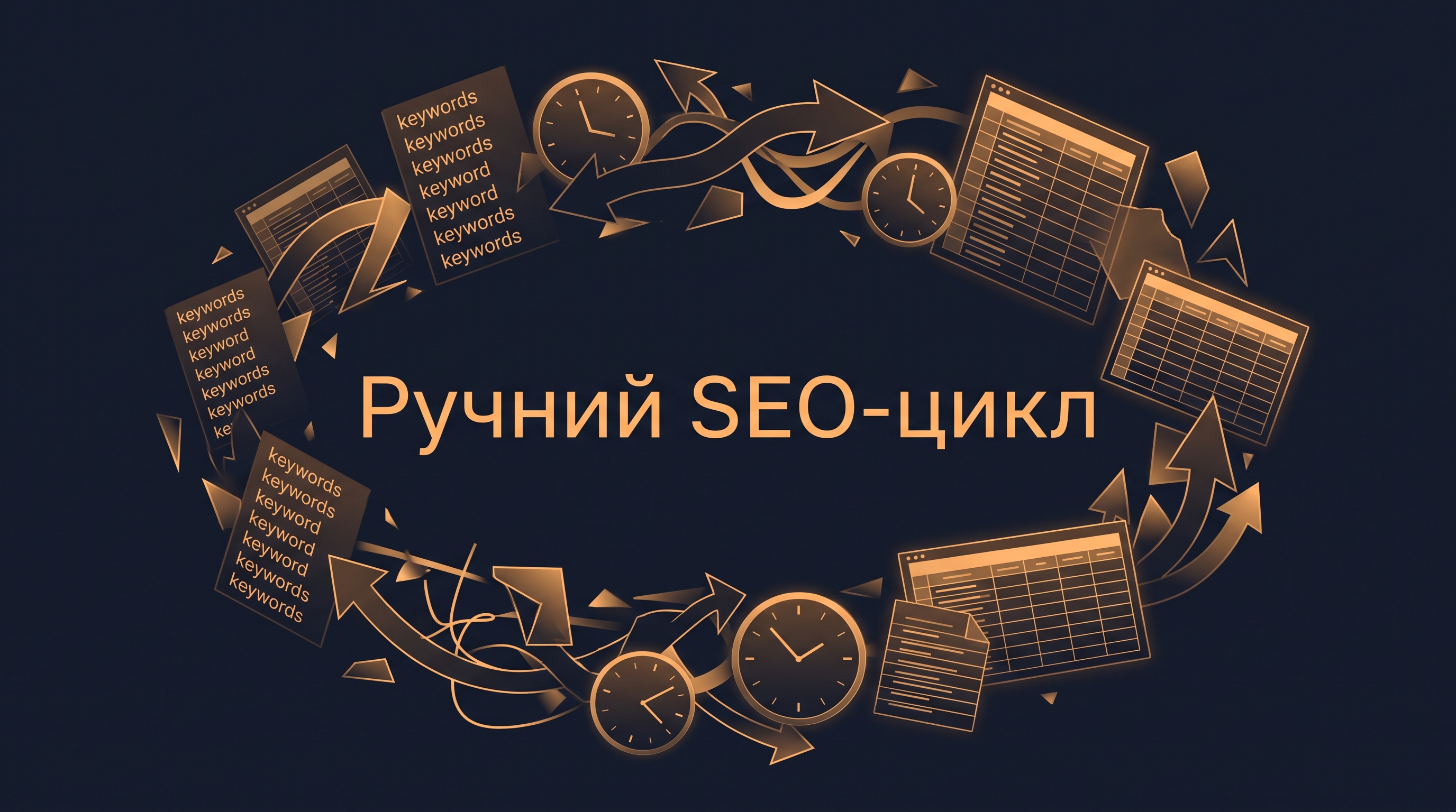 Традиційний ручний SEO-цикл