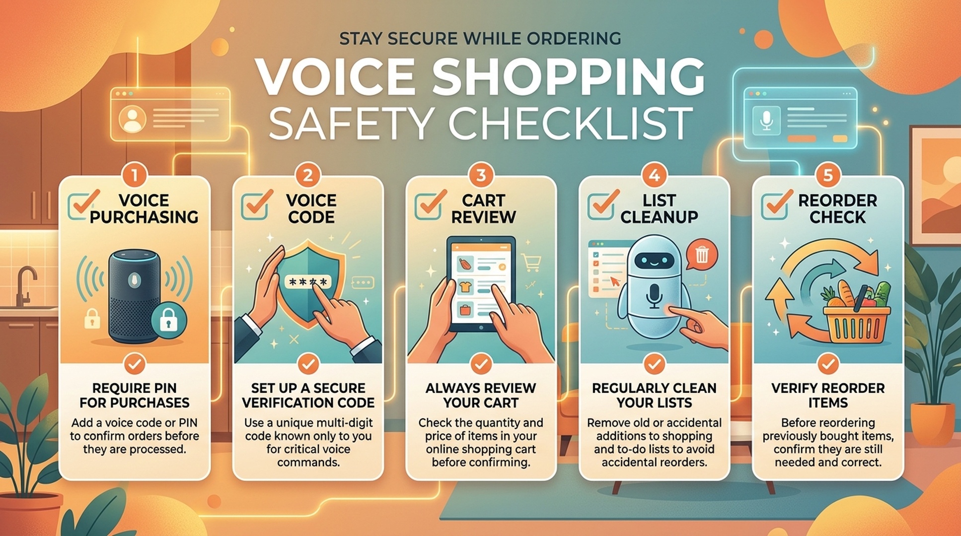 Alexa voice shopping safety checklist for beginners