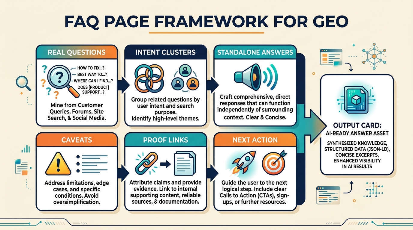 FAQ page framework for ChatGPT GEO