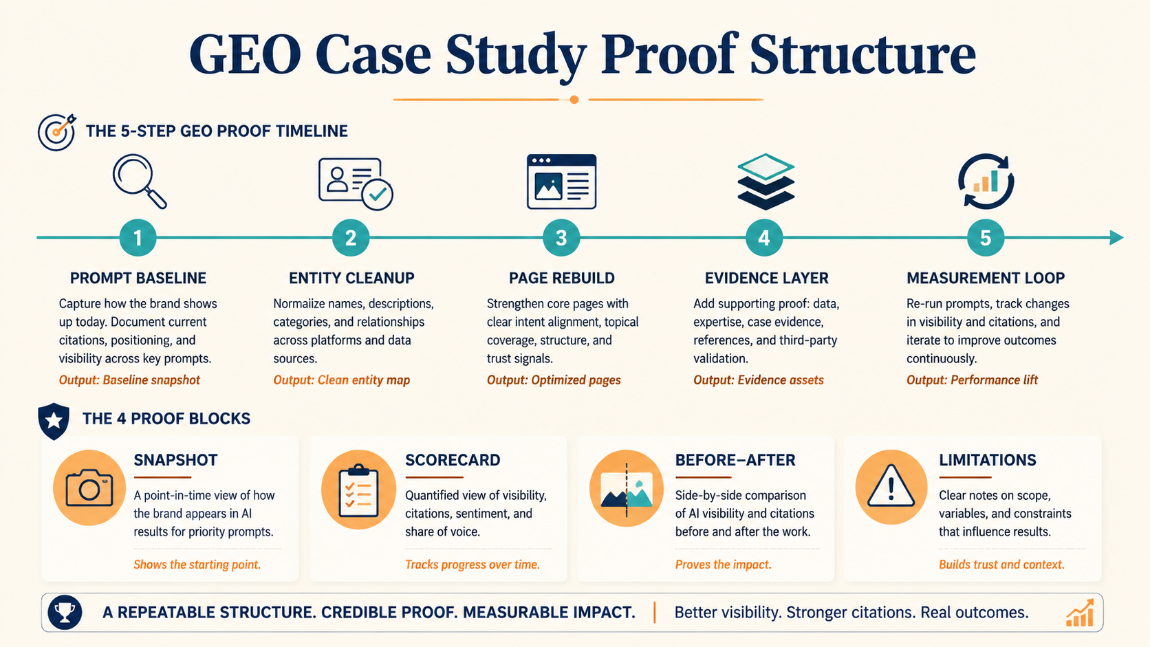 GEO case study proof structure