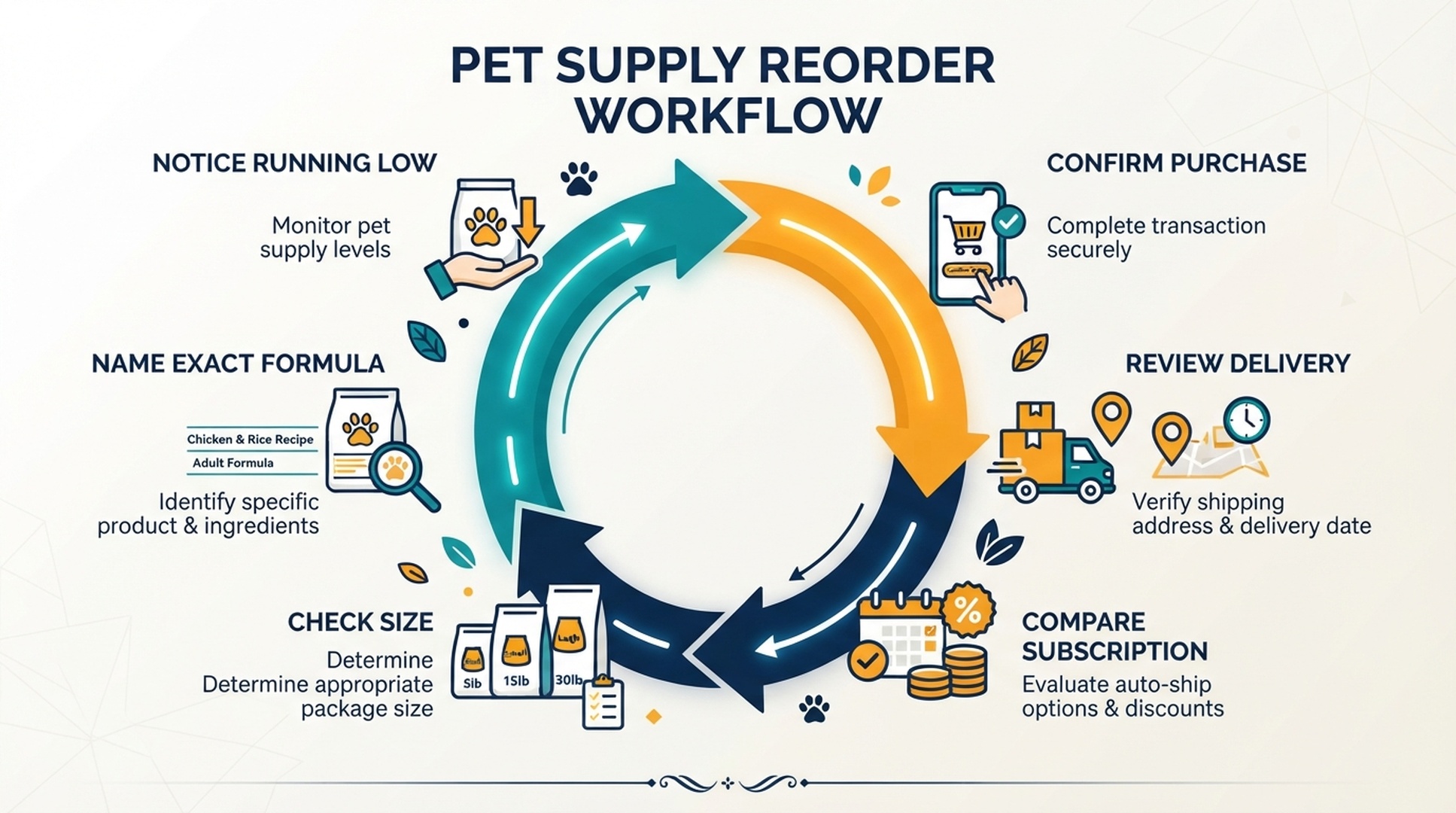Pet Supply Reorder Workflow