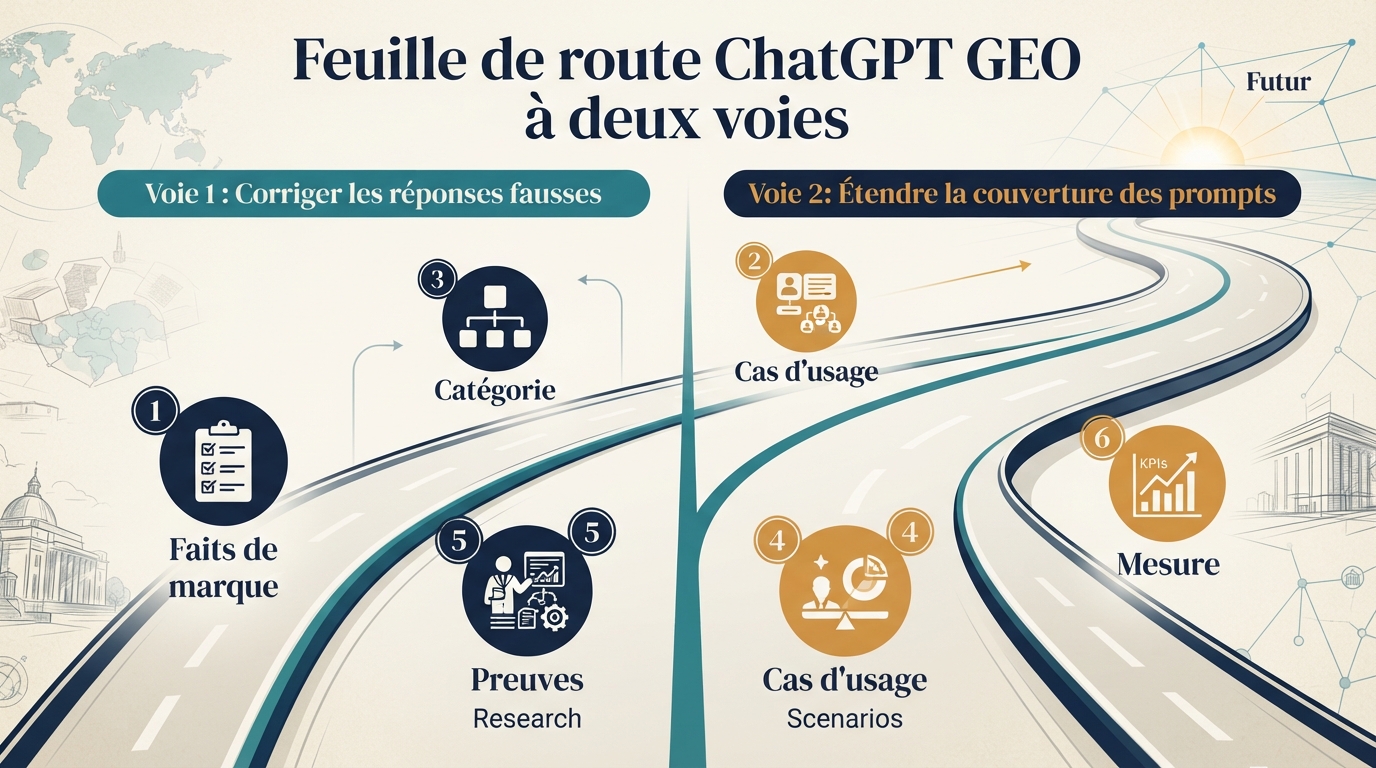 Feuille de route ChatGPT GEO à deux voies