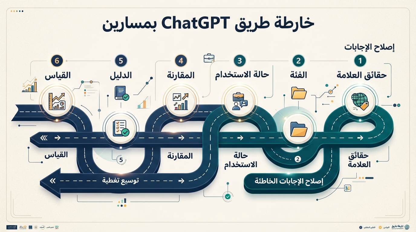 خارطة طريق ChatGPT GEO بمسارين