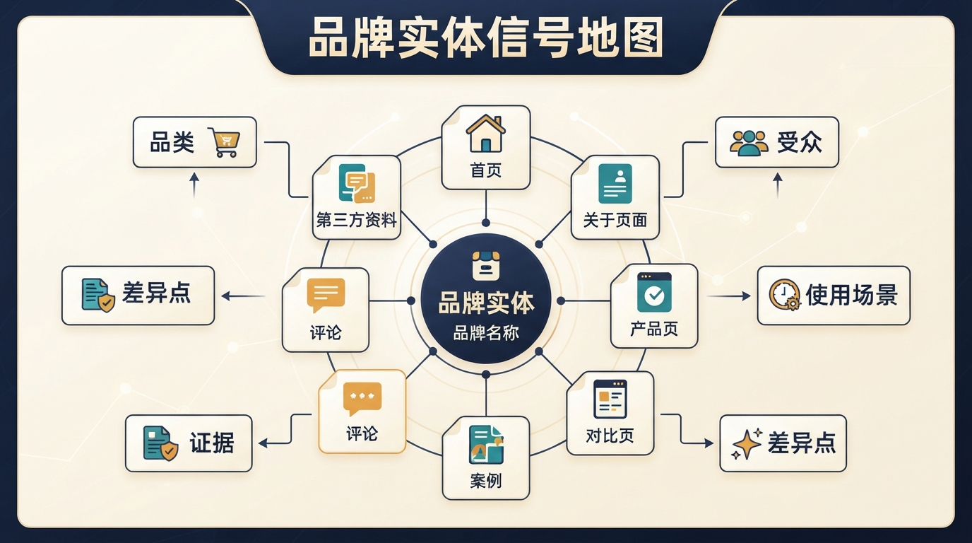 ChatGPT GEO 的品牌实体信号地图