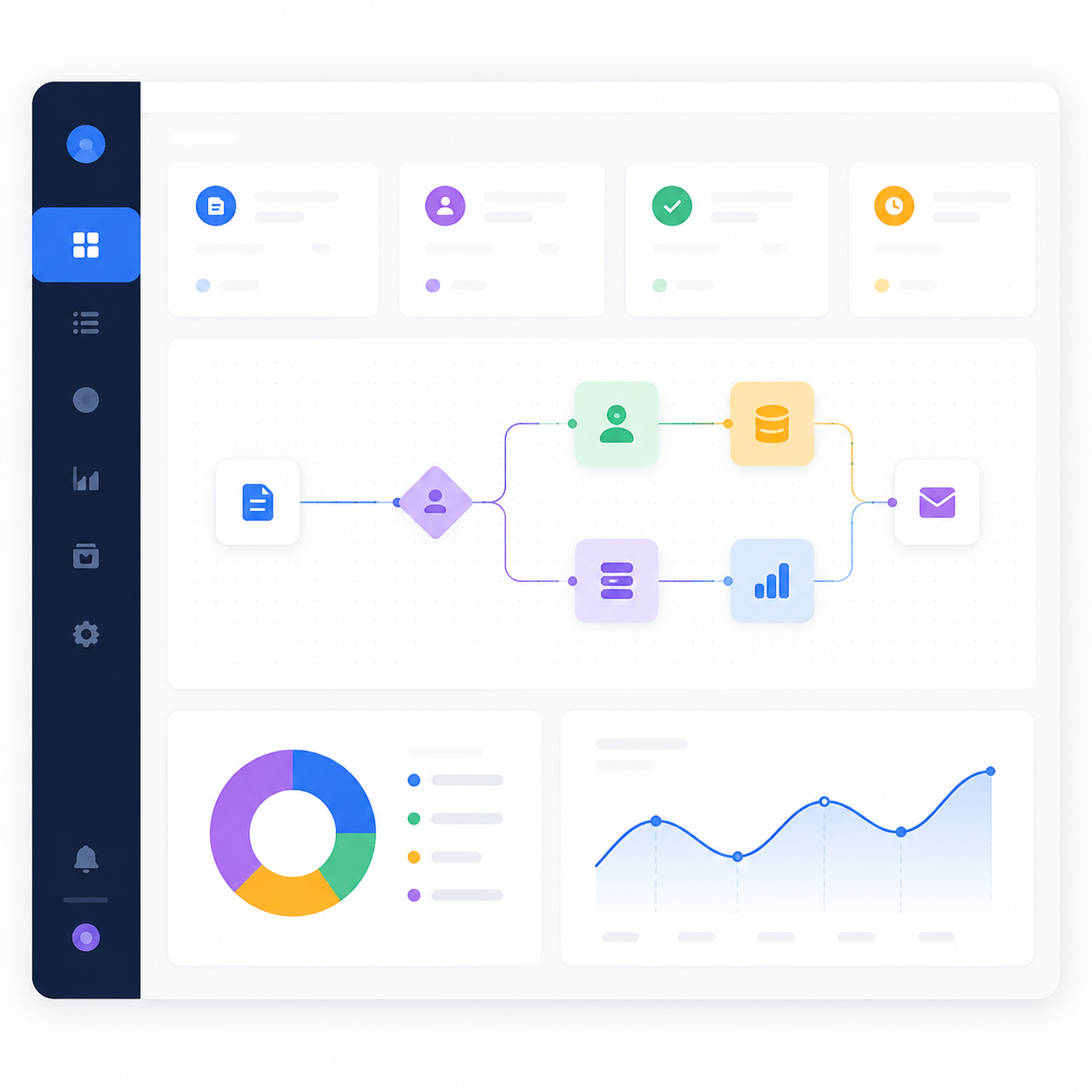 Ilustração em estilo screenshot da orientação do Google sobre otimização para IA generativa na Busca em desktop sem login.