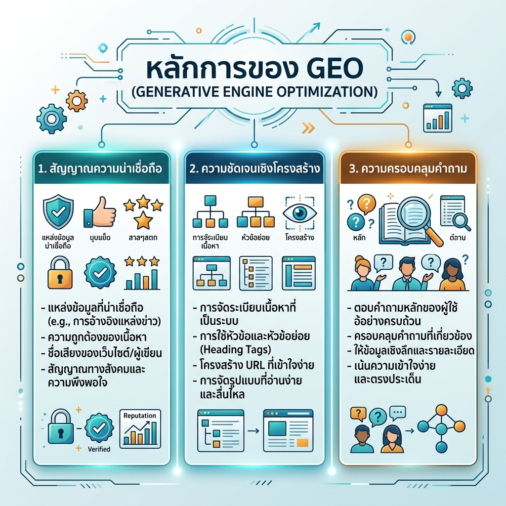 แผนภาพข้อมูลสำหรับ Generative Engine Optimization (GEO) คืออะไร