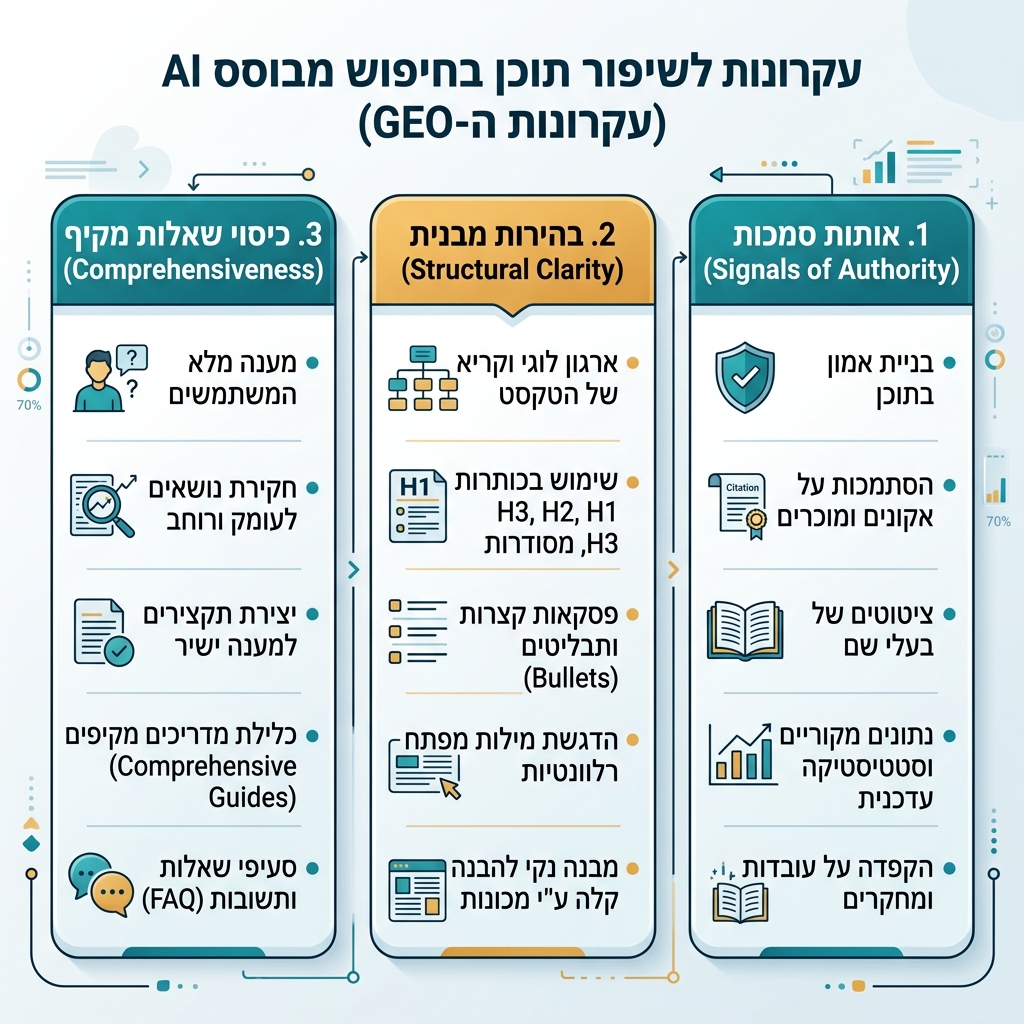השוואה בין SEO, AEO ו-GEO