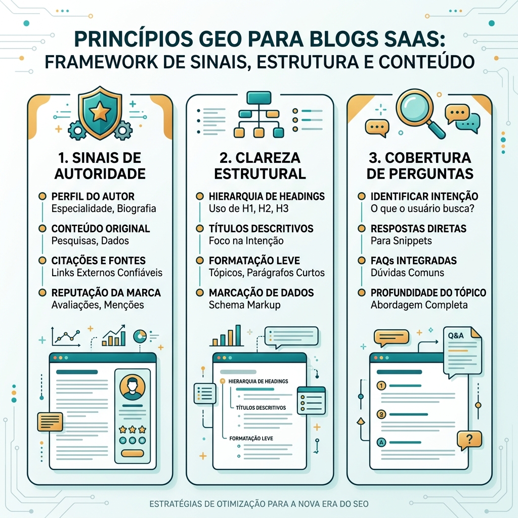 Comparação entre SEO, AEO e GEO