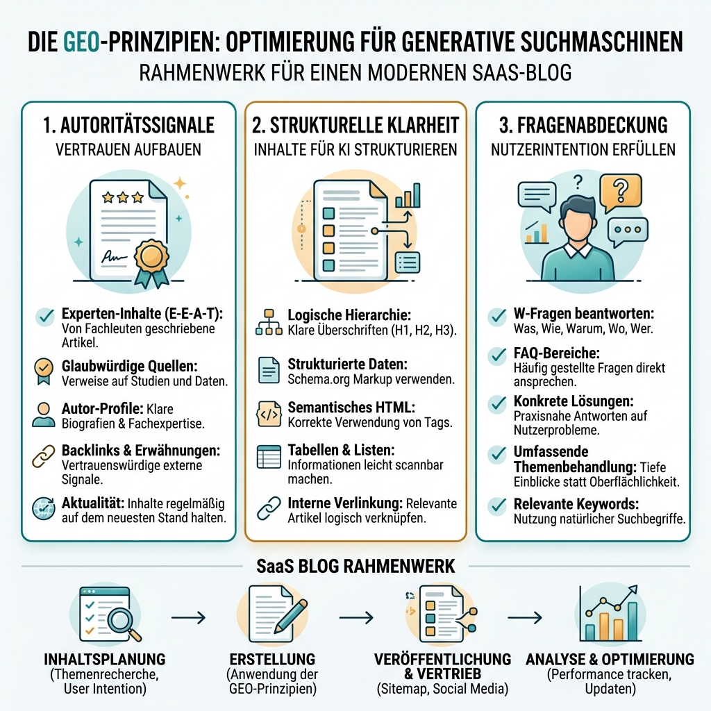 Vergleich von SEO, AEO und GEO