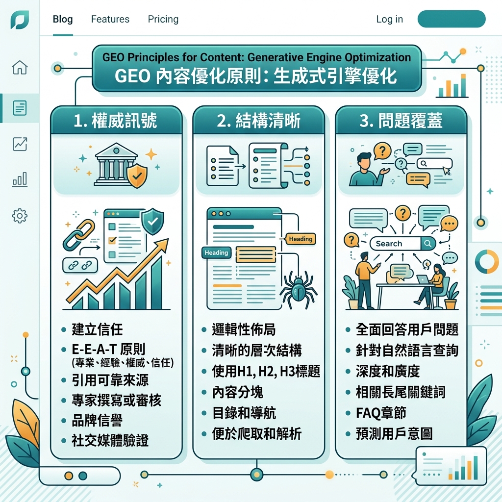 SEO 语境里的 GEO 檢查清單