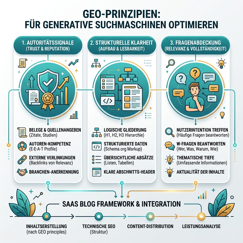 Checklist de GEO en contexto SEO
