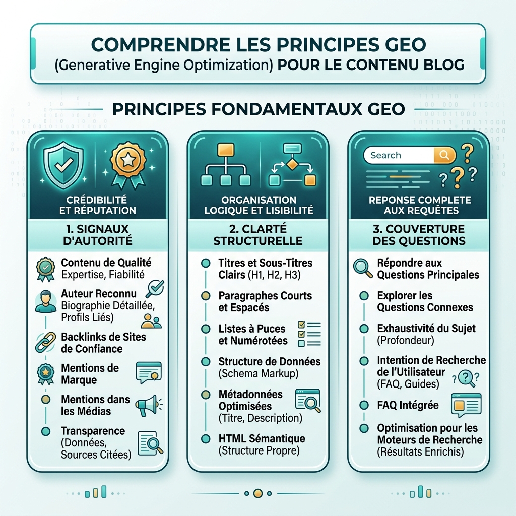 Checklist de GEO en contexto SEO