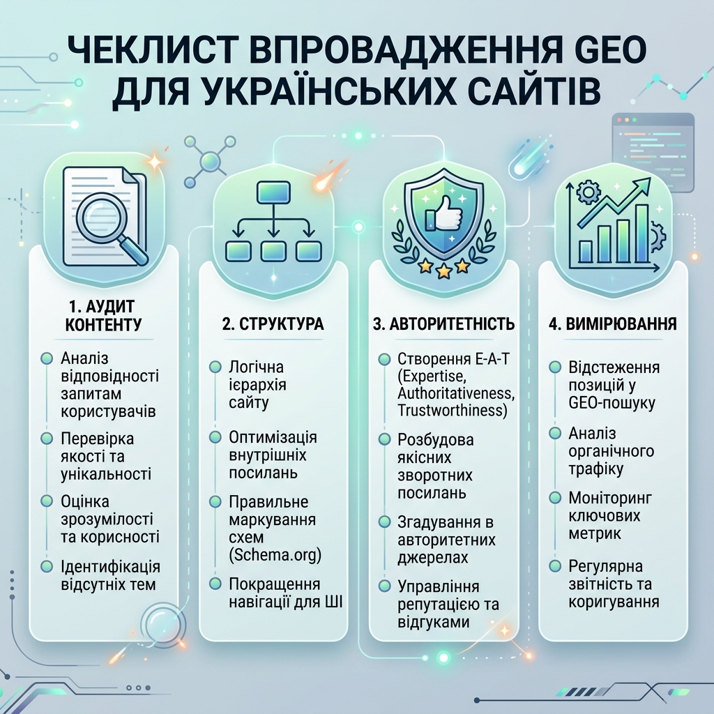 Схема вибору між local SEO та генеративним GEO