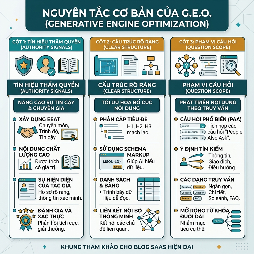 Checklist de GEO en contexto SEO