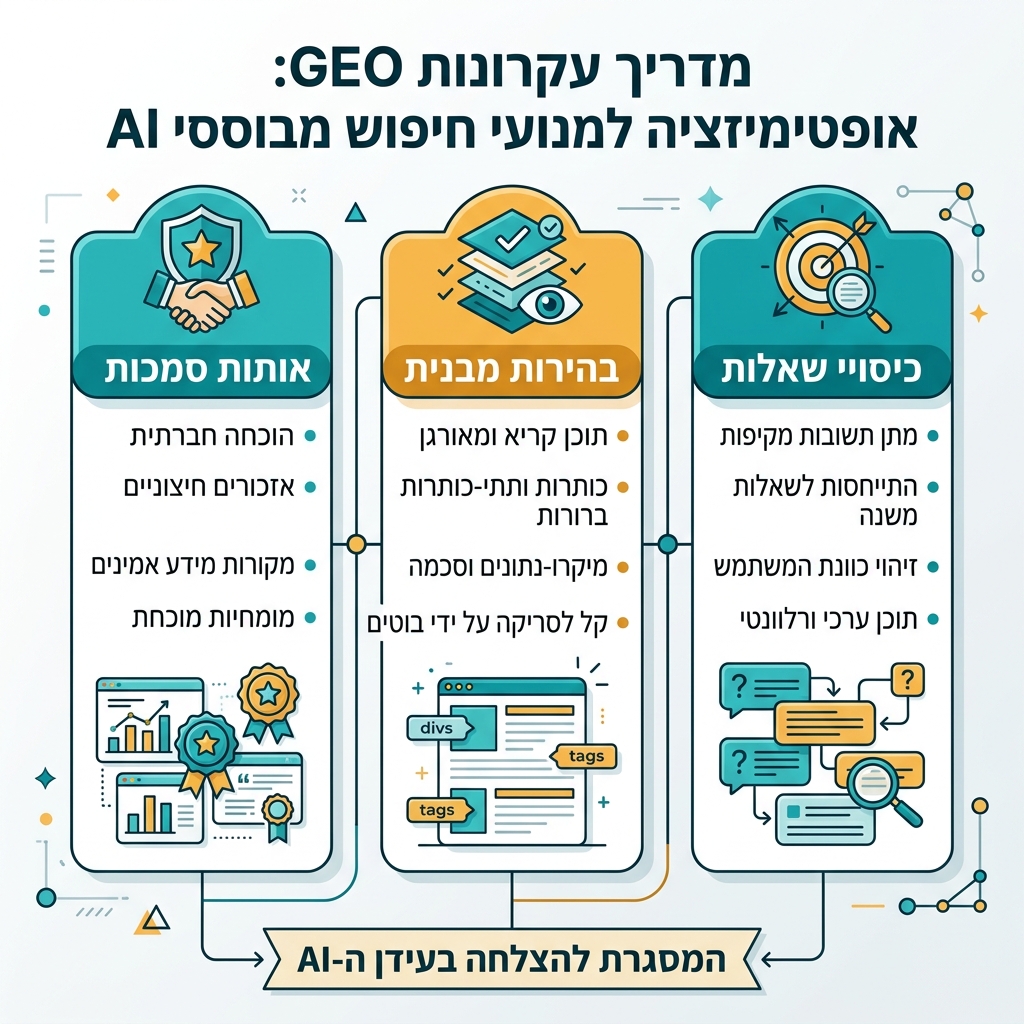 Сравнение SEO, AEO и GEO