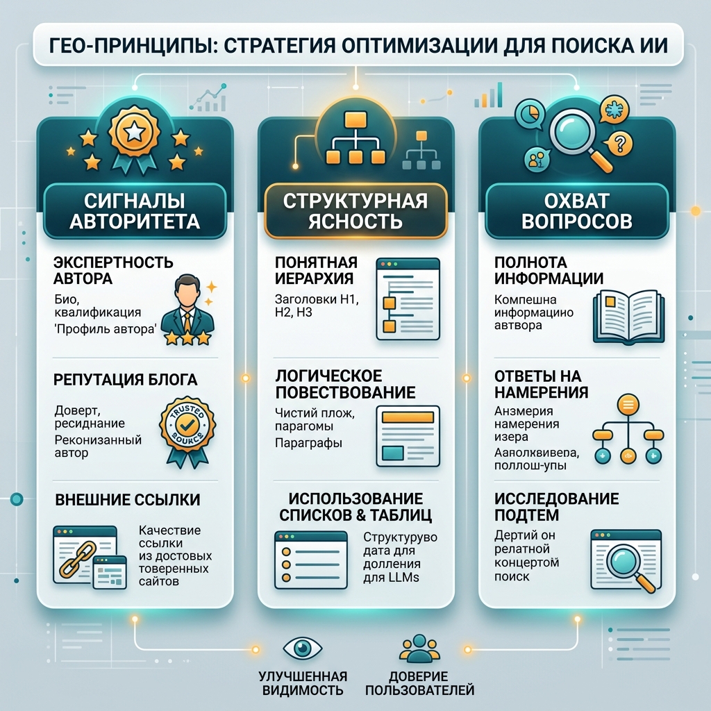 Сравнение SEO, AEO и GEO