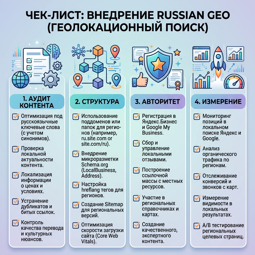 Workflow интеграции GEO и SEO