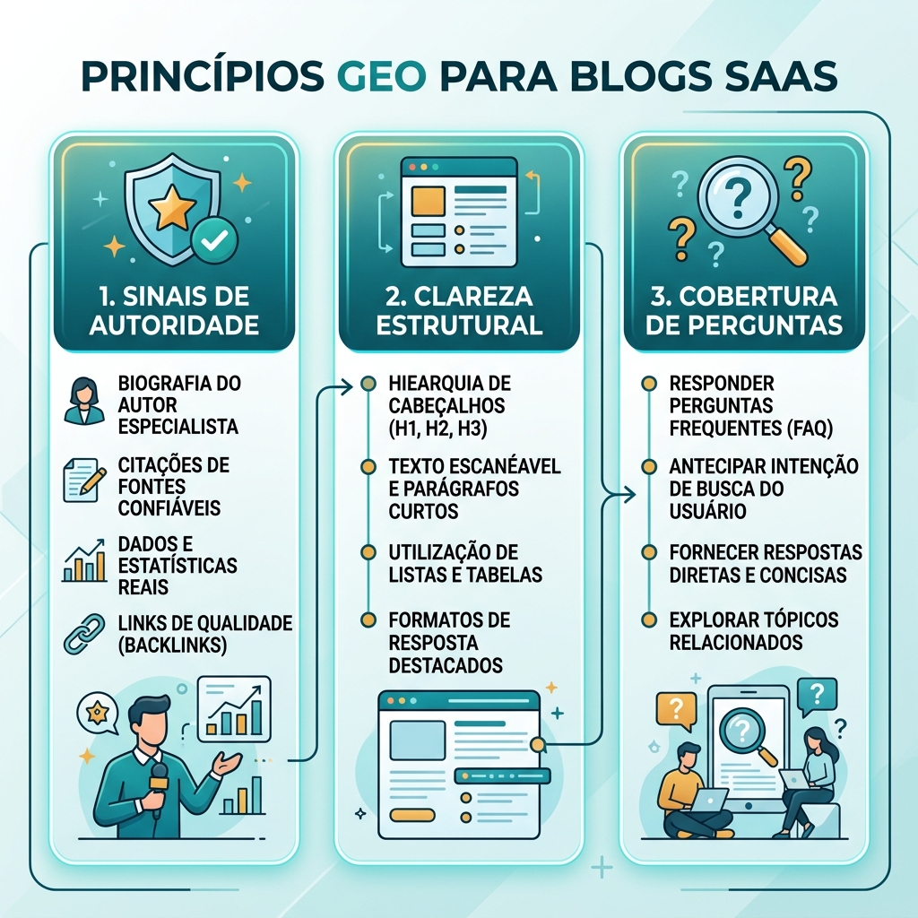 Comparación de SEO, AEO y GEO mostrando qué premia cada sistema