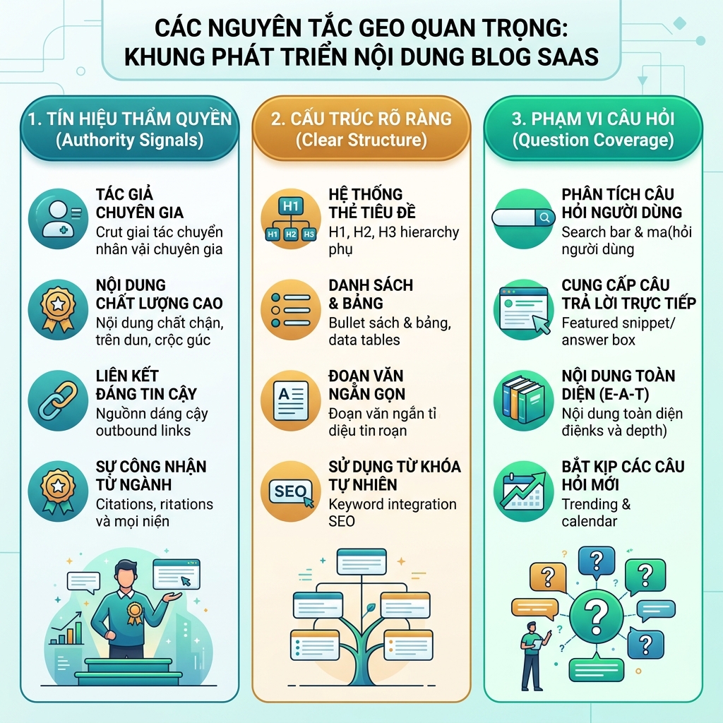 Comparación de SEO, AEO y GEO mostrando qué premia cada sistema