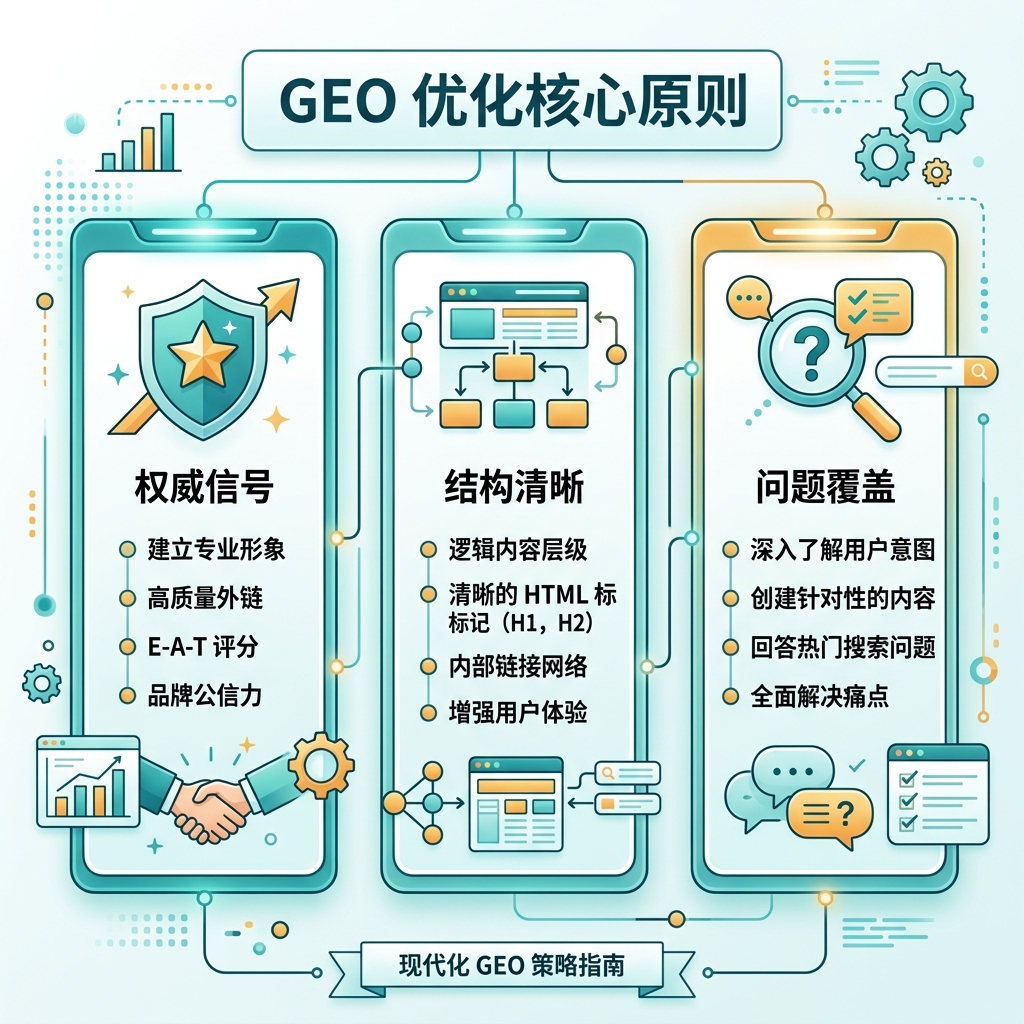 信息封面，对比 GEO 与 SEO：排名与答案
