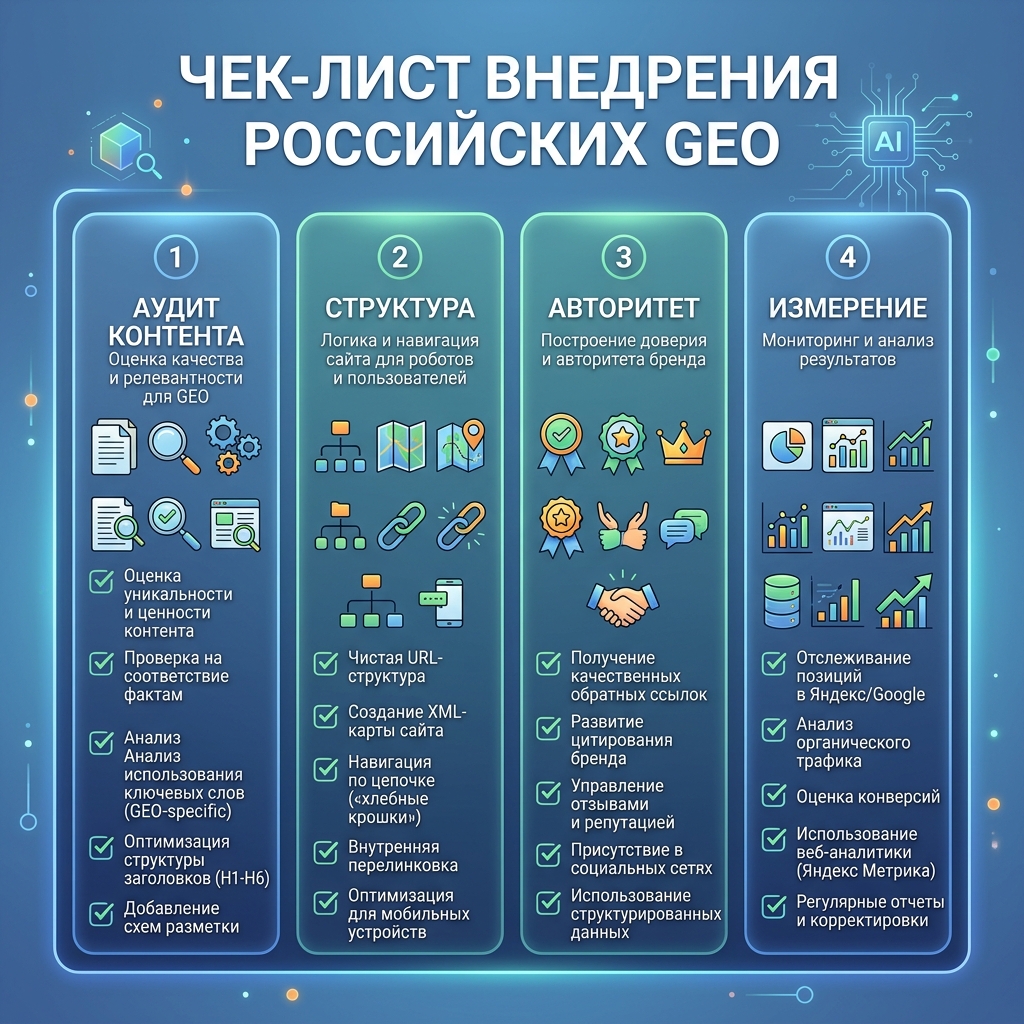 Матрица сравнения SEO и GEO