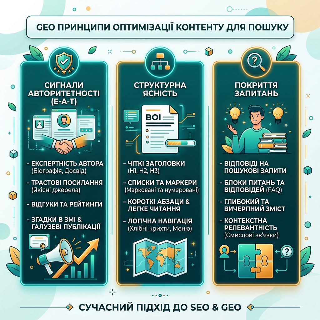 Сравнение GEO и SEO как рейтингов и ответов