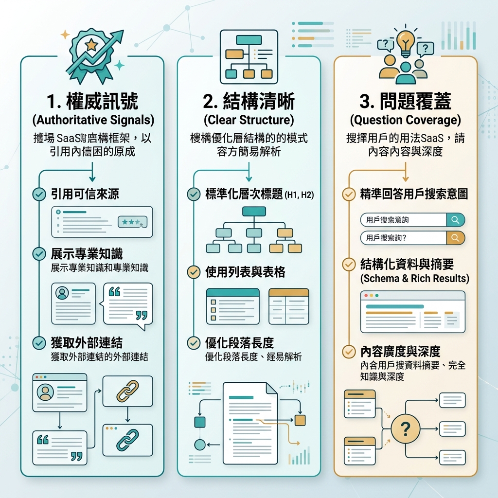 SEO vs GEO vs AEO 檢查清單