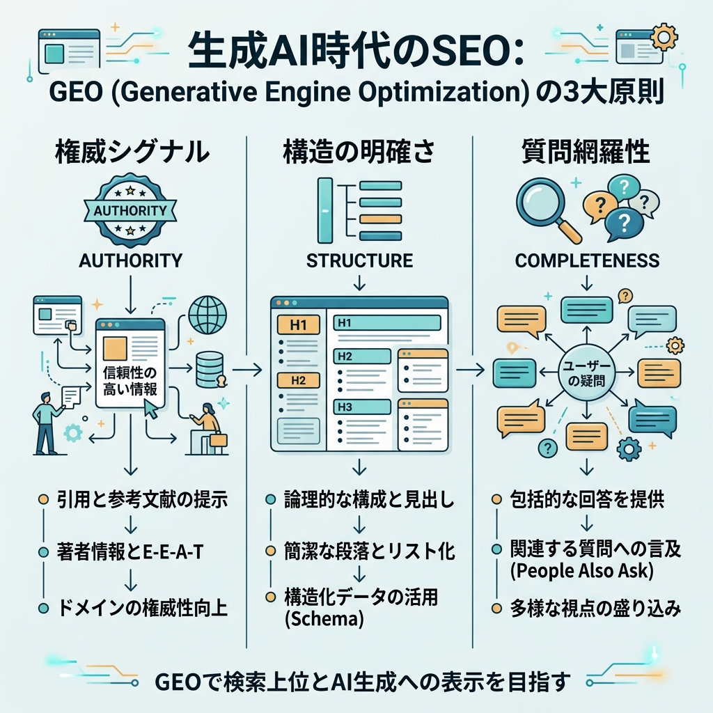 展示 2026 年 SEO 运营闭环的流程图：从测量与访问修复，到意图映射、页面改进、信任建设、内容刷新和 AI 可见性检查