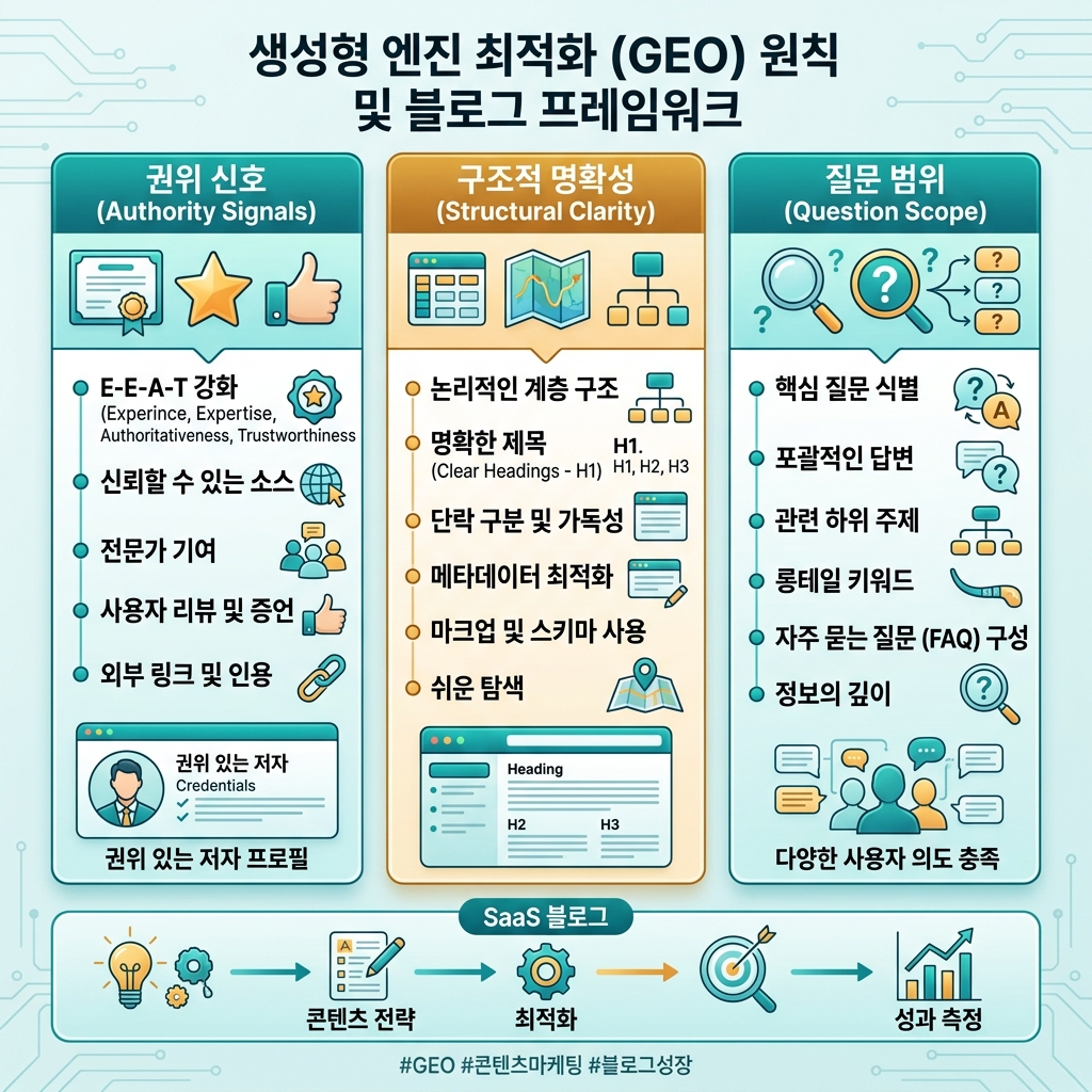 展示 2026 年 SEO 运营闭环的流程图：从测量与访问修复，到意图映射、页面改进、信任建设、内容刷新和 AI 可见性检查