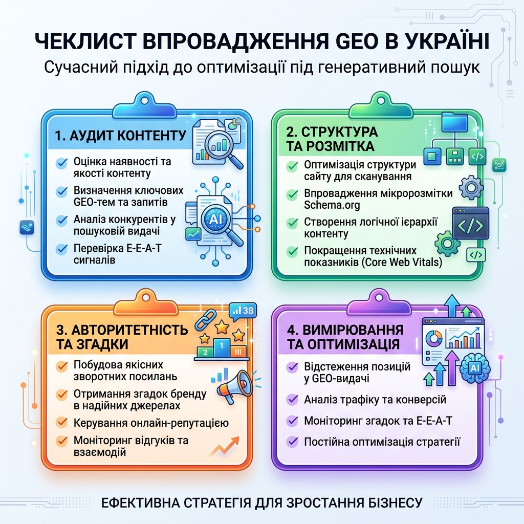 AI 可见性入门清单，包含 sitemap、爬虫访问、直接答案、FAQ、schema、专业性和提及追踪