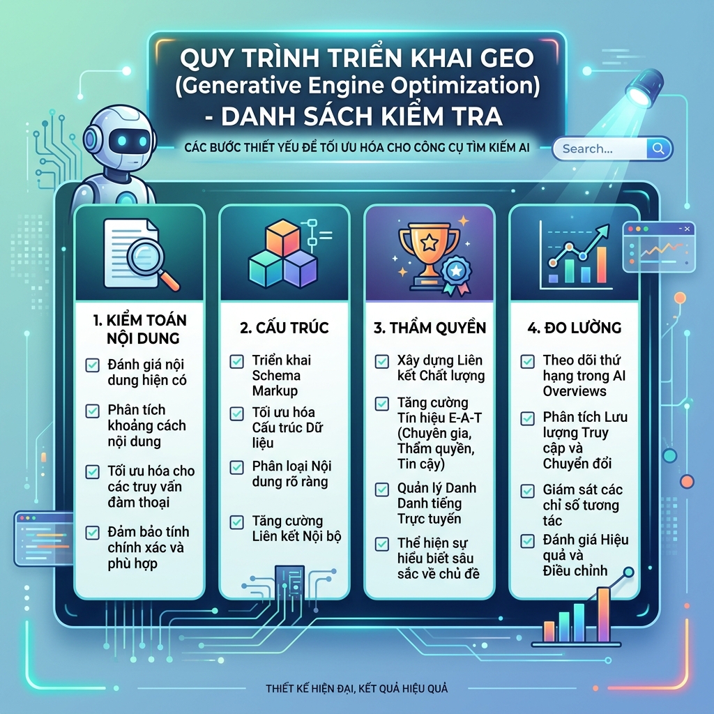 AI 可见性入门清单，包含 sitemap、爬虫访问、直接答案、FAQ、schema、专业性和提及追踪