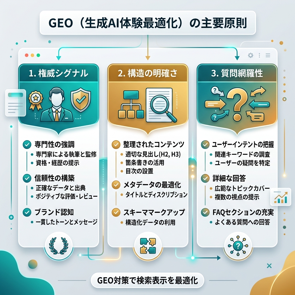可见性栈示意图，展示技术访问、网站结构、有用内容、实体信任、AI 引用格式和衡量