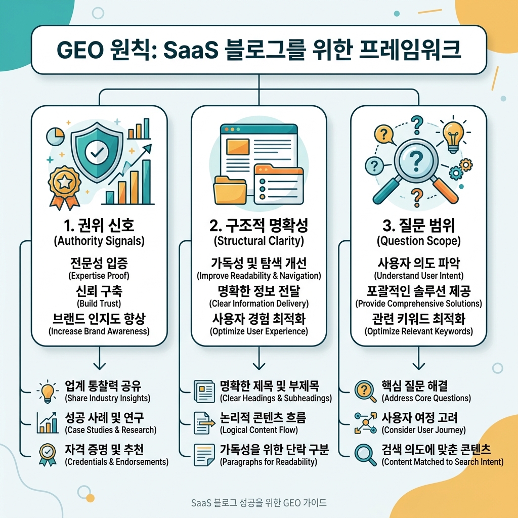 可见性栈示意图，展示技术访问、网站结构、有用内容、实体信任、AI 引用格式和衡量