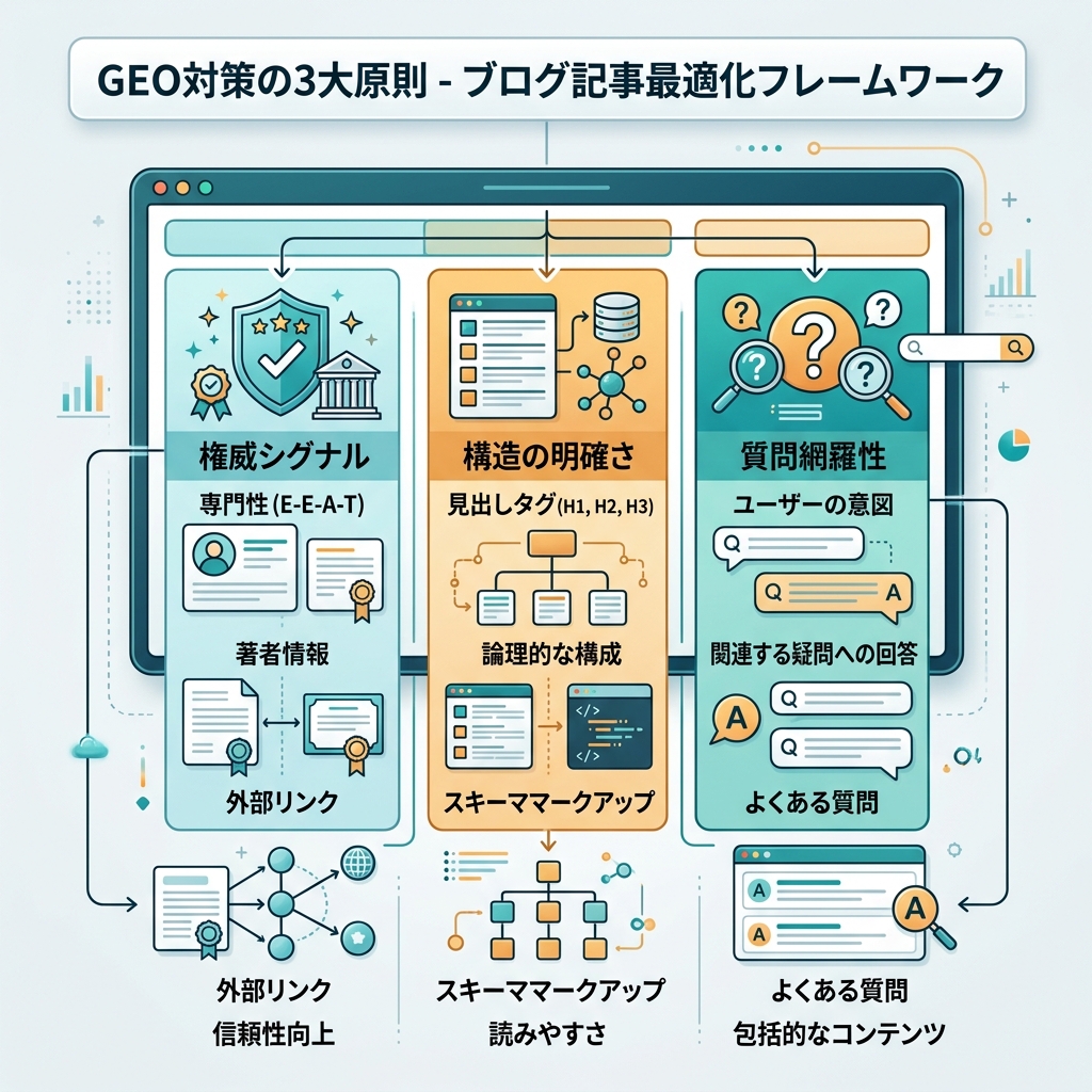 GEO 实施：6 步流程图