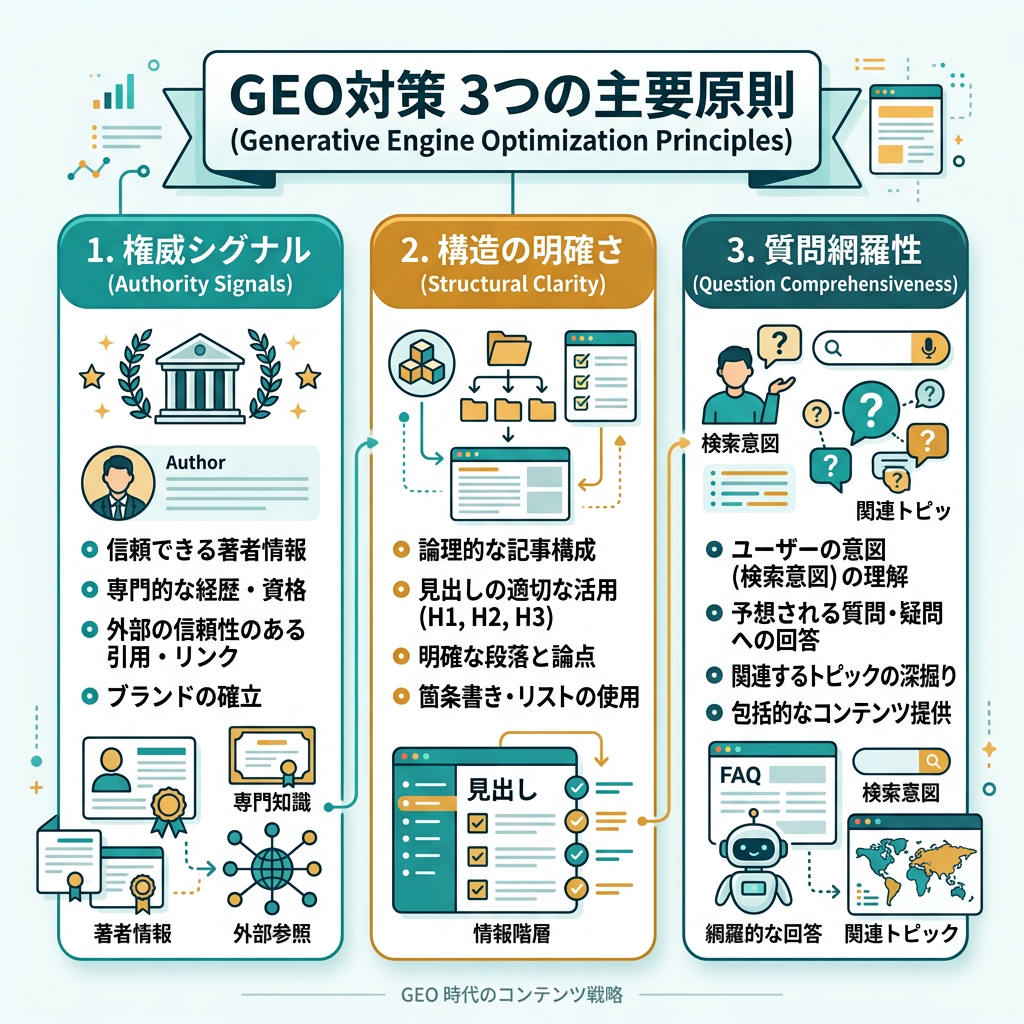 GEOとSEOツールのチェックリスト