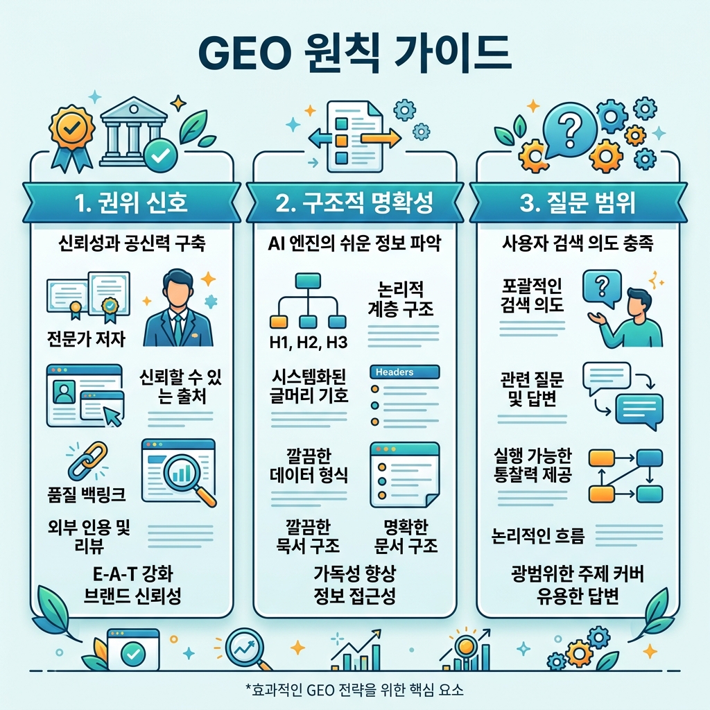 GEO와 SEO 도구 체크리스트