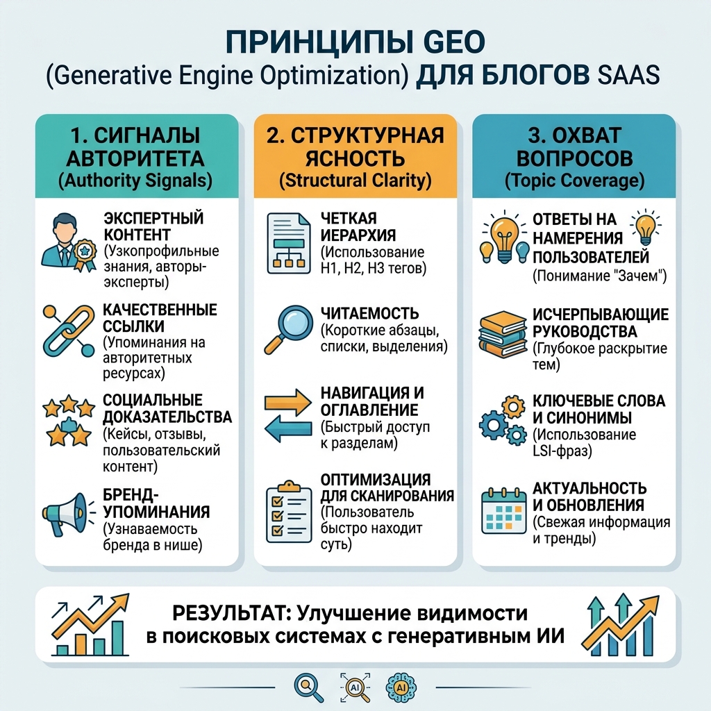 Чеклист инструментов GEO и SEO