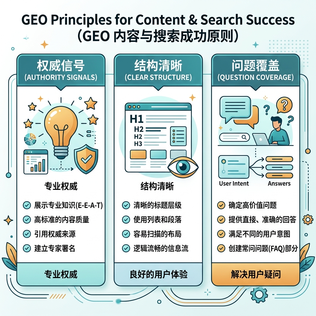 GEO 内容模板适配矩阵