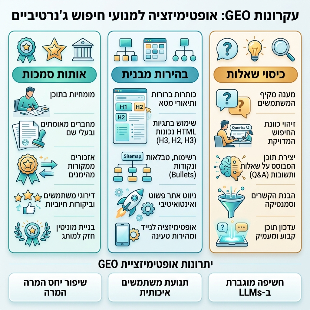 GEO 内容模板适配矩阵