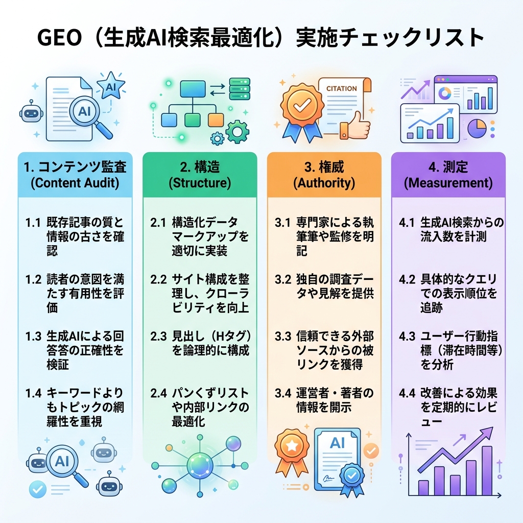 带注释的可引用内容块，展示答案优先、有来源支撑的数字、实体名称、对比表和 FAQ