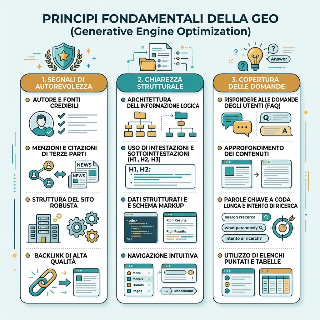 Checklist di selezione fonti per AI Overviews