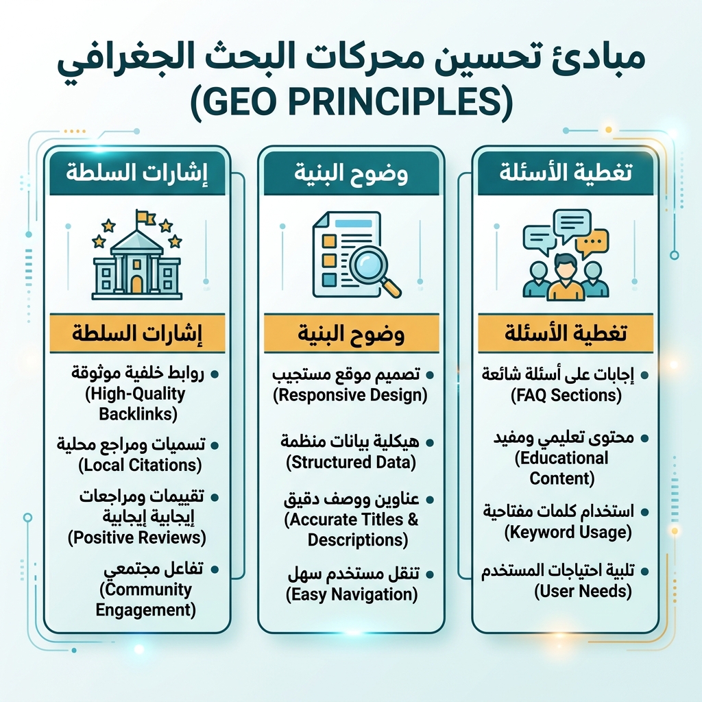 六步 GEO 内容工作流：问题、直接答案、证据、实体、FAQ 和衡量。