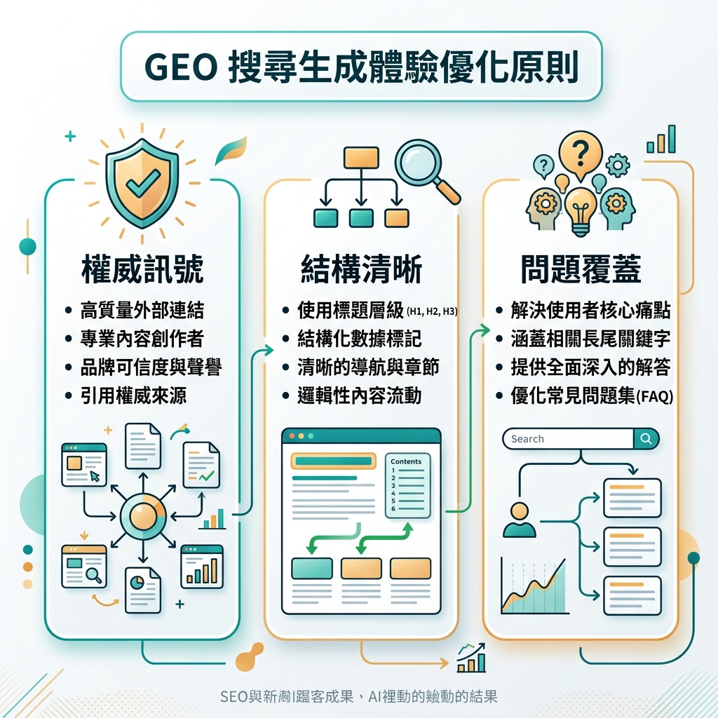 GEO 内容审计 scorecard，对比弱主张和可引用证据