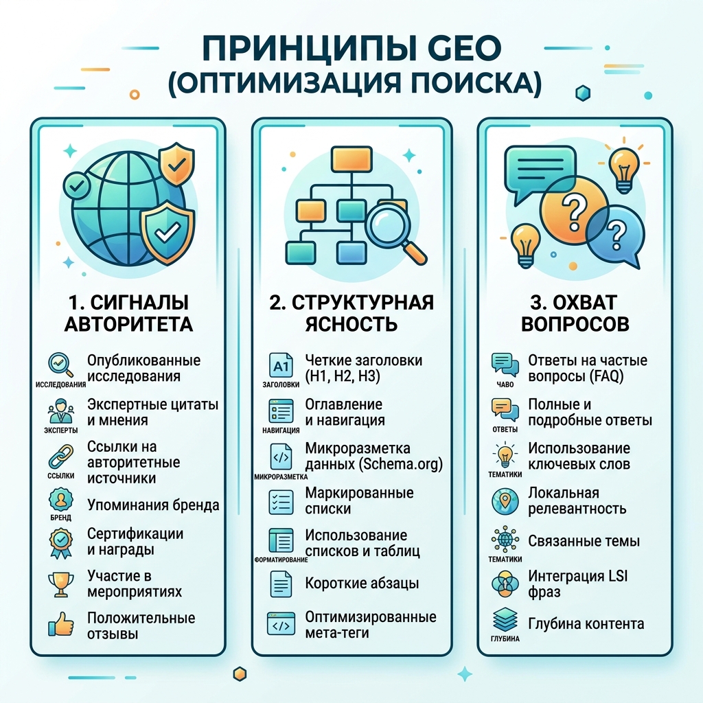 Чеклист приоритета SEO или GEO