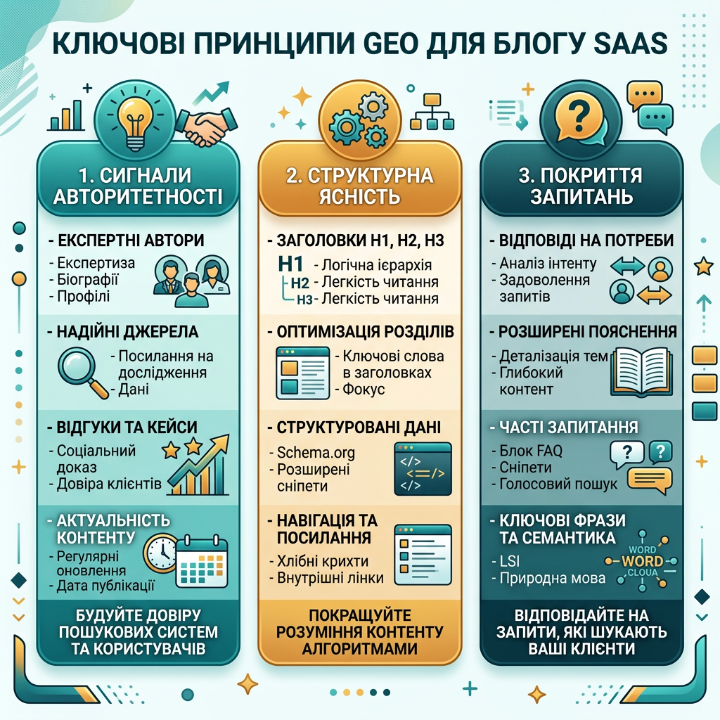 Інформаційна схема про GEO і традиційне SEO