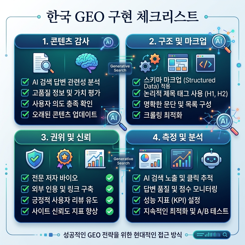 本地化信息图：从监测提示词到修复页面再到复测答案的 GEO 工作流